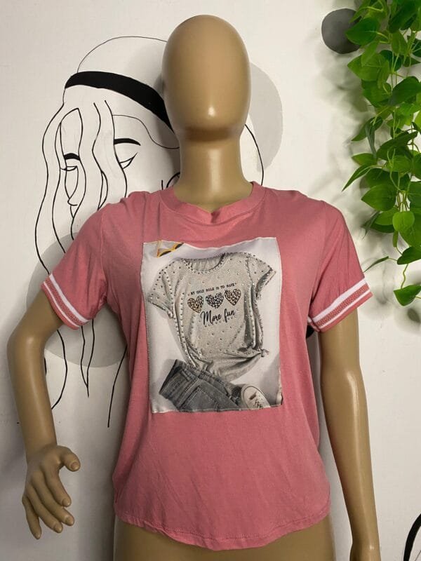 Remera con estampado