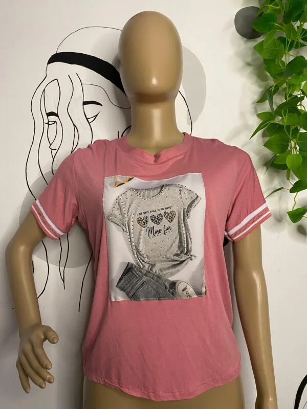 Remera con estampado