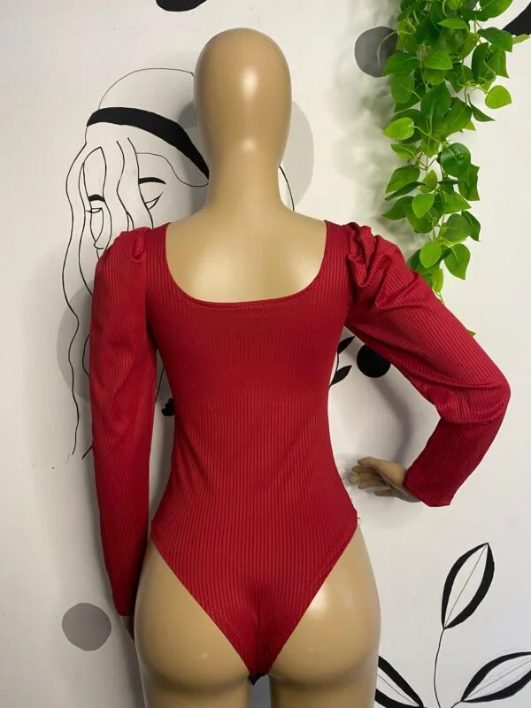 Body rojo manga larga - Imagen 2